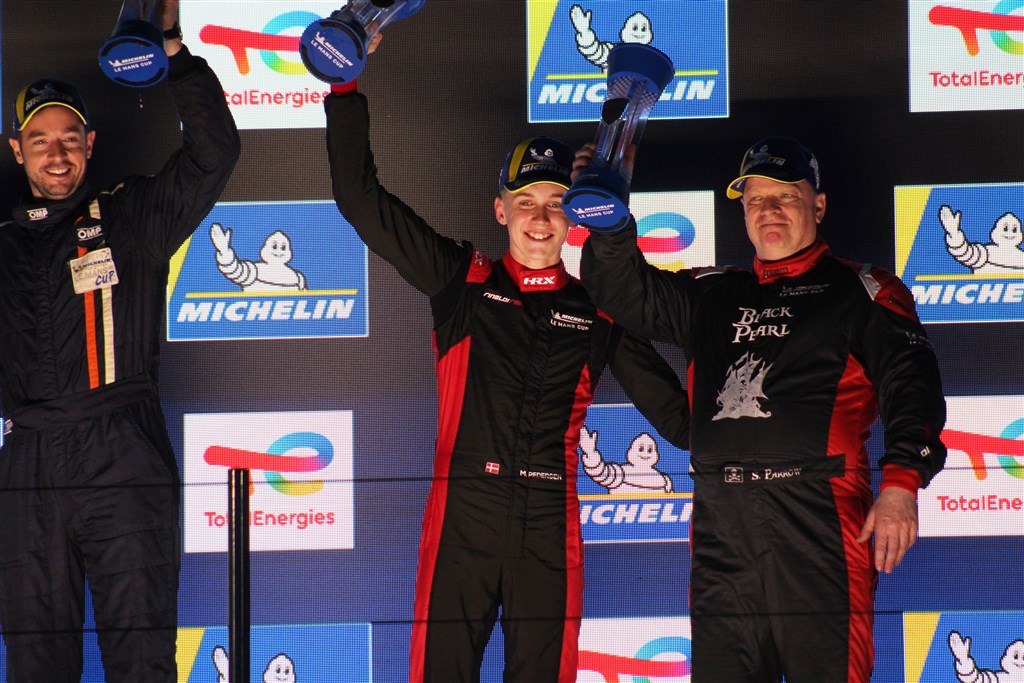 Mikkel Gaarde Pedersen og Steve Parrow kom på podiet i Le Mans Cuppen.
(Foto: JJ Media)